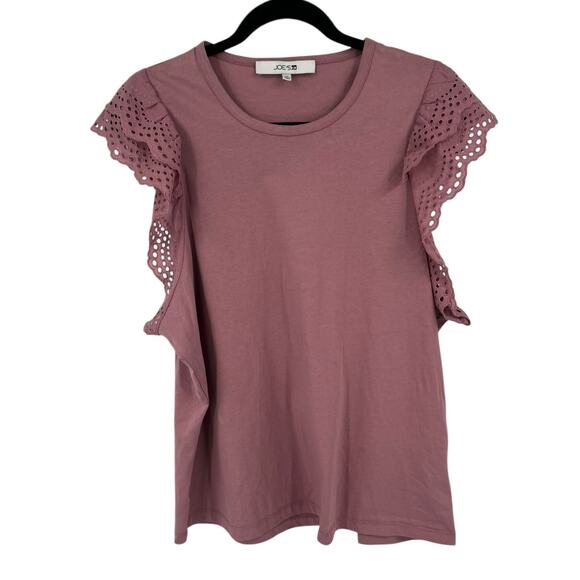 Joe's Jeans Tops - Joe's Jeans top eyelet sleeve pink size X-Large XL